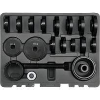Yato priekinio rato guolio adapterių rinkinys YT-2541, 23vnt, 27mm, #45 anglinis plienas, oksiduotas, priekinio guolio montavimui