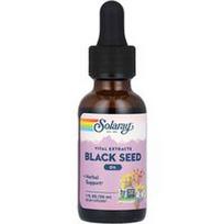 Solaray, Vital Extracts ekstraktai, juodgrūdžių aliejus, 30 ml