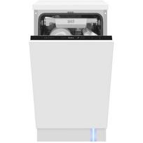 Amica įmontuojama indaplovė DIM42E6EBqO, 45 cm, 10 vietų, 47 dB, E, 6 programos, LED ekranas, 3 krepšeliai, 70 °C, 9 L, 0,755 kWh