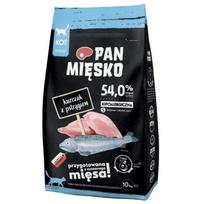 Pan Mięsko Sausas kačių maistas DLKPMIKAS0013, 10kg, 39% baltymų, 16% riebalų, vištiena, suaugusiems, visavertis pašaras