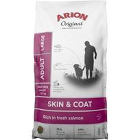 Arion sausas maistas šunims Original Skin & Coat Large Salmon DLPAINKAS0016, 12kg, 24% baltymų, 14% riebalų, lašiša