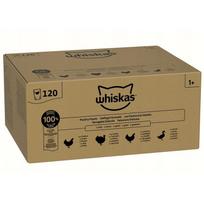 Whiskas maistas katėms DLKWHSKAM0027, 120x85g, 7.5% baltymų, 4% riebalų, šlapias maistas, paukštiena, želė