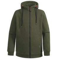 Pesso Striukė su gobtuvu TURIN_OG-4XL&PESSO, tamsiai žalia, 4XL, 65% medvilnė, 35% poliesteris, 300 g/m², užtrauktukas