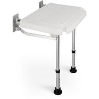 Timago sulankstoma sieninė kėdė JMC-C 5105 LITTM2KPR0001, 320mm, 400mm, 2kg, PVC, aliuminis, balta, pilka, 42-52cm, 136kg