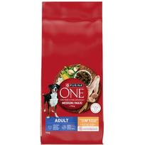Purina Nestle sausas pašaras šunims PURINA One Adult Medium Maxi su vištiena ir ryžiais, 12 kg, 25% baltymų, 15% riebalų, 2