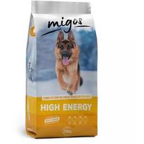 Hurtownia Karm MIGOS High Energy Chicken DLPHRKKAS0036, 20kg, 32% baltymų, 14% riebalų, 2% ląstelienos, 10% pelenų, vištiena
