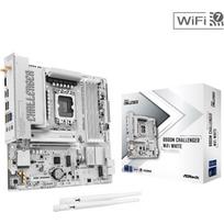 Asrock B860M CHALLENGER WIFI WHITE pagrindinė plokštė, Intel B860, LGA 1851, micro ATX, DDR5, 4x DIMM, 256GB, Wi-Fi 7