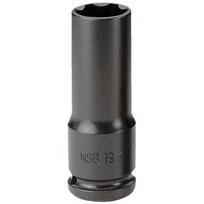 Facom veržliarakčio galvutė NSB.19, 19 mm, 1/2", 80 mm, šešiakampis profilis, smūginė galvutė