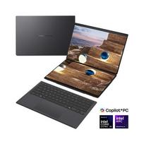 Asus  Zenbook Duo UX8407AA-SN094X | Moher Gray | 14 " | OLED | Touchscreen | 2.8K | 2880 x 1800 pixels | Anti-Reflective | Intel Core Ultra 9 | 378H | 32GB | LPDDR5X | Solid-state drive capacity 2000GB | Intel Arc Graphics | Windows 11 Home | 802.1 | 90NB16V1-M00YN0 | 4711636637251