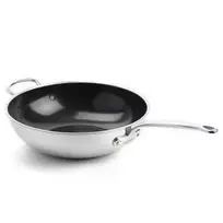 GreenPan Premiere Wok 30 cm nerūdijantis plienas