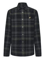 Lyle & Scott - Tartan Corduroy Shirt - Languoti marškiniai - Juoda