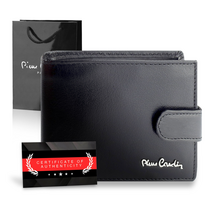 Vyriška piniginė Pierre Cardin, odinė, su RFID apsauga A423206