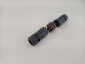 Jungjs-Adapteris 2xRJ45 konektoriem, CAT5E, CAT6, CAT6A, Ekranēts, Mitrumdrošs IP68