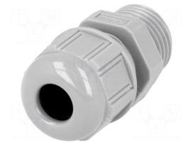 Cable gland | M16 | IP68 | Mat: polyamide | dark grey | UL94V-2