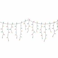 Lempučių girlianda Icicle, 18 m, įvairių spalvų, 714 LED