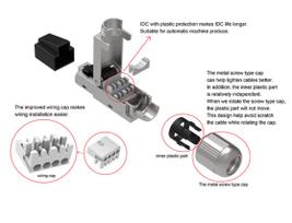 CAT8 RJ45 ekranuotas modulis universals spraudnis | CAT8/CAT7/CAT6/CAT5E | Bezinstrumenta montavimai