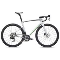 Specialized Tarmac SL9 Expert plento dviratis | SRAM Force AXS | Gloss Silver Dust - Powder Lime