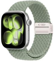 Žalia apyrankė Apple Watch 8 / 9 / 10 / 11 / 12 / SE / Ultra (44 / 45 / 46 / 49 mm) laikrodžiui "Tech-Protect NylonMag"