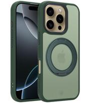 Žalias dėklas Apple iPhone 16 Pro telefonui "Tactical MagForce Hyperstand Cover"