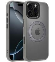 Šviesiai pilkas dėklas Apple iPhone 16 Pro Max telefonui "Tactical MagForce Hyperstand Cover"