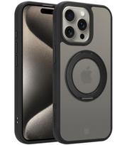 Juodas dėklas Apple iPhone 15 Pro Max telefonui "Tactical MagForce Hyperstand Cover"