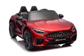Elektromobilis Mercedes AMG SL63 raudonas