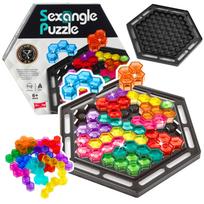 Sexangle loginė dėlionė vaikams