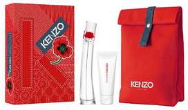 Flower By Kenzo - EDP 50 ml + kūno losjonas 75 ml + kosmetikos krepšelis