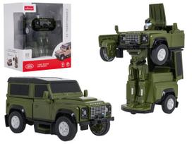 RASTAR „Land Rover Defender“ 2 in 1 automobilis-robotas, žalias, 1:32
