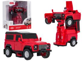 RASTAR „Land Rover Defender“ 2 in 1 automobilis-robotas, raudonas, 1:32