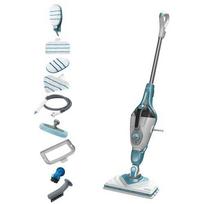 Black & Decker BHSM166DSM steam cleaner Steam mop 0.5 L 1600 W Aqua colour, White