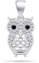 Brilio Silver Sidabrinis pakabukas su cirkoniais Owl PT71W