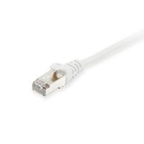 Kabelis Equip Cat6 krosinis 60x/Box S/FTP 2xRJ45 0.50m White LSZH