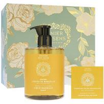 Panier Des Sens Regenerating Honey kūno priežiūros rinkinys (skystas muilas, 500 ml + kietas šampūnas, 75 g)