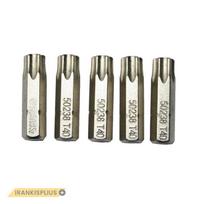 ⬡ 1/4" (6,3 mm) TORX antgaliai, 5 vnt. T15 x 25 mm (S59233, SATA)