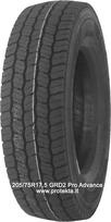 Padanga 205/75R17.5 GRD2 Pro Advance 14PR 124/122M TL M+S 3PMSF (gal.),  205/75 R17.5