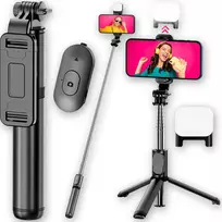 LTC „3-in-1“ telefono laikiklis: LTC „Selfiestick“ + trikojis stovas + lempa