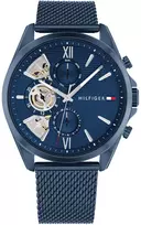 Vyriškas Tommy Hilfiger Baker mėlynas laikrodis 44 mm