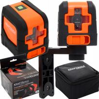 Kryžminis lazeris Kraft&Dele KD10307, savaime išsilyginantis, 15m, su dėklu ir laikikliu