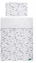6 dalių kūdikių patalynės komplektas Belisima Little Man 100x135 pilkas