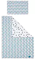6 dalių kūdikių patalynės komplektas Belisima Kittens 100x135 mėlynas