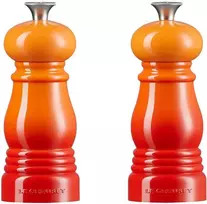 Le Creuset Salt and pepper mill set 11cm Oranžinis