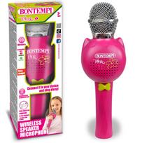 Belaidis karaoke mikrofonas vaikams, rožinis, Bontempi