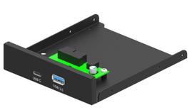 CASE ACC FRONT 3.5" PANEL/USB 2P FDI3-U3C-01 GEMBRID  FDI3-U3C-01 8716309128278