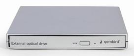DVD RW USB2 8X EXT RTL/SILVER DVD-USB-021-SV GEMBIRD  DVD-USB-021-SV 8716309136136