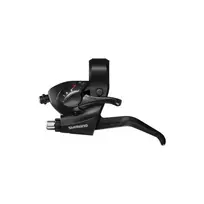 Shimano ST-EF41-L 3-speed V-Brake / Black / Priekinė pavarų perjungimo ir stabdžių rankenėlė