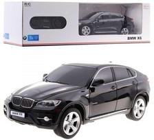 BMW X6 juodas RASTAR modelis 1:24 nuotolinio valdymo automobilis SUV + pultas