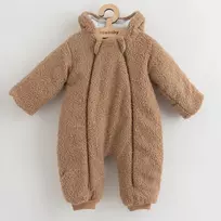 New Baby Žieminis kūdikių kombinezonas be pėdučių rudas 80 (9-12 mėn)