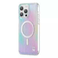 KINGXBAR PQY Go Out Series phone case with MagSafe support for iPhone 14 Plus, multicolor