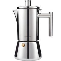 Easyworkz Diego viryklinis espresso aparatas – nerūdijančio plieno itališkas Moka puodas, 4 puodelių talpa (6.8 oz) - 200ml 1